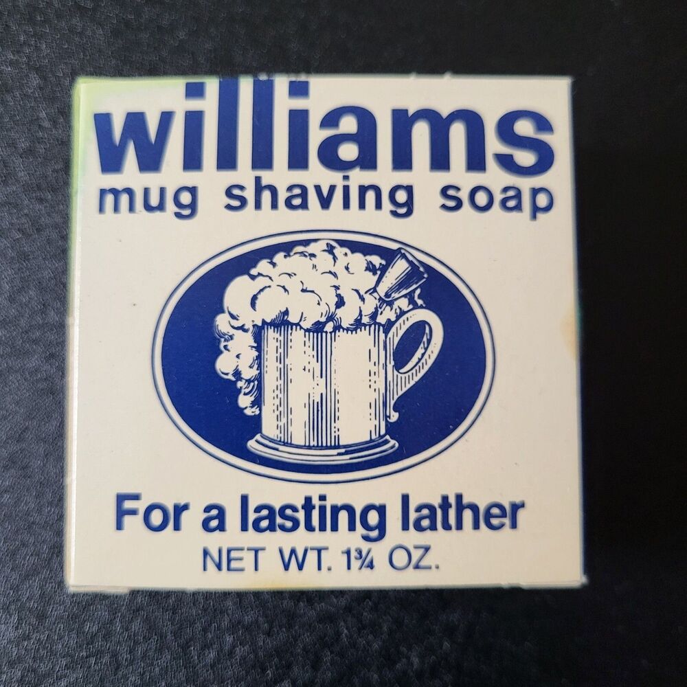Discontinued Vintage Williams Mug Shaving Soap  Old Stock New Unused Open Box - Picture 2 of 3